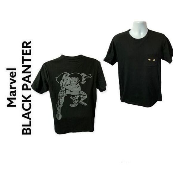 MARVEL BLACK PANTHER T-Shirt - Men's L - Picture 1 of 6